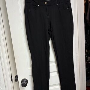 White House Black Market Women's Black Skinny Pants